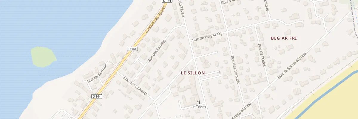 Plan du 6 Rue de la Prairie à Île-Tudy