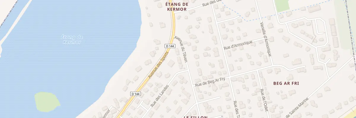 Plan du 5127F Av du Téven à Île-Tudy