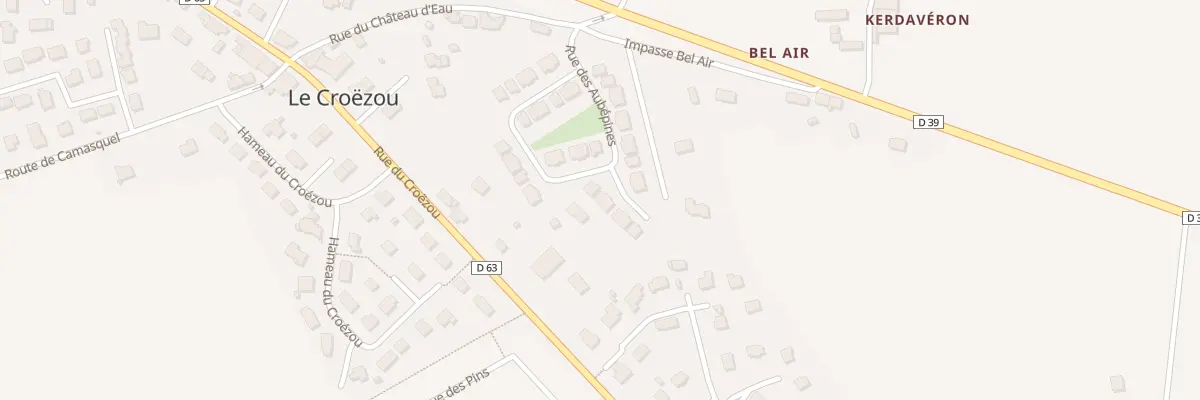 Plan du 27 Rue des Aubépines à Plogonnec
