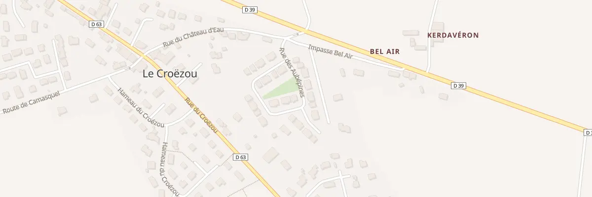 Plan du 22 Rue des Aubépines à Plogonnec