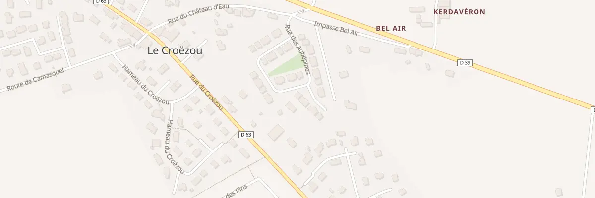 Plan du 25 Rue des Aubépines à Plogonnec