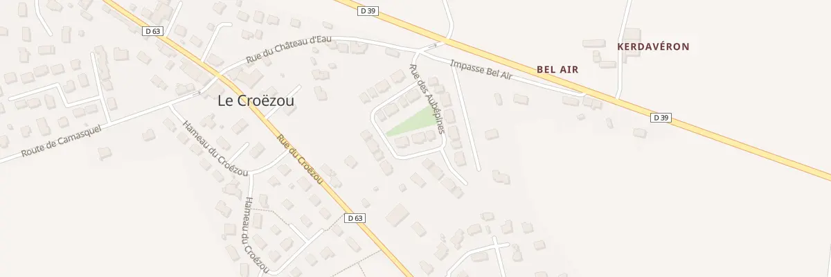 Plan du 18 Rue des Aubépines à Plogonnec