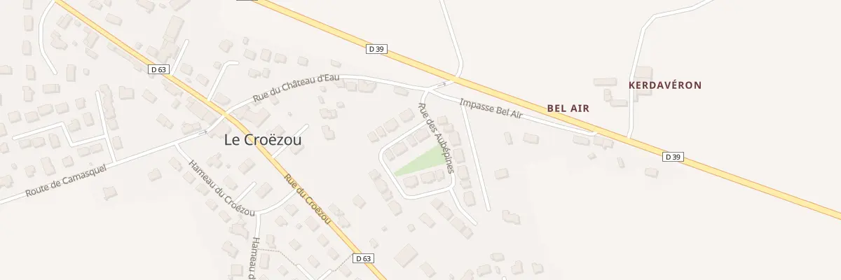 Plan du 4 Rue des Aubépines à Plogonnec