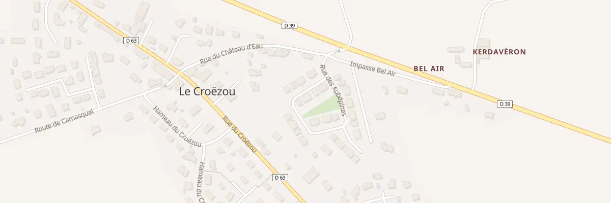 Plan du 10 Rue des Aubépines à Plogonnec