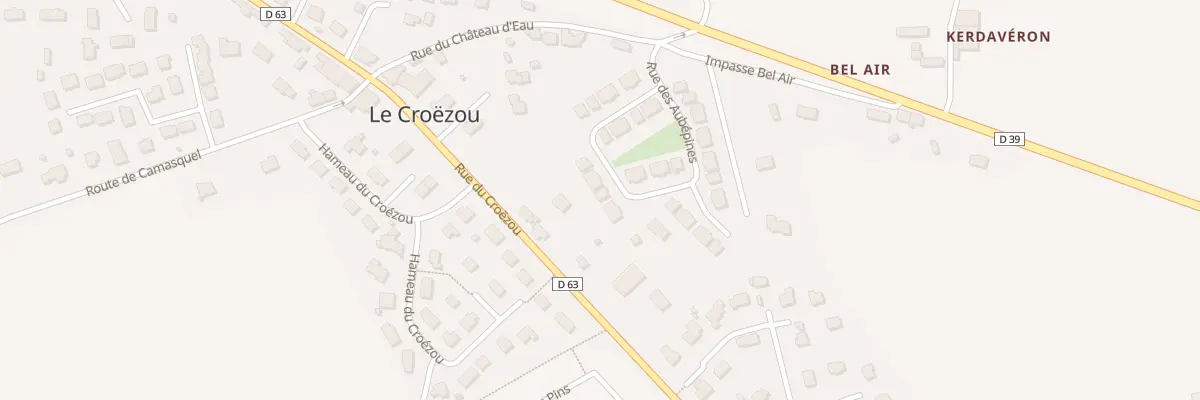 Plan du 19 Rue des Aubépines à Plogonnec