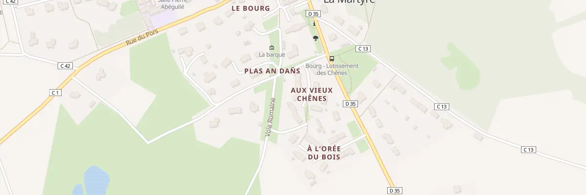 Plan du 6 Lot aux Vieux Chenes à La Martyre