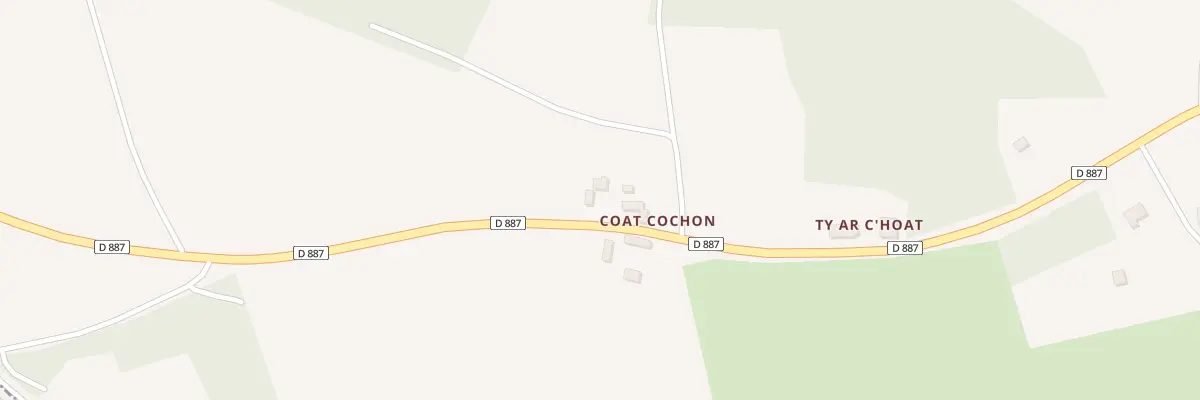 Plan du 144 Coat Cochon à Dinéault