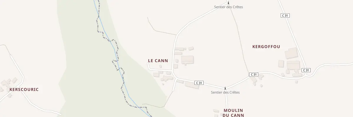Plan du 109 Le Cann à La Martyre