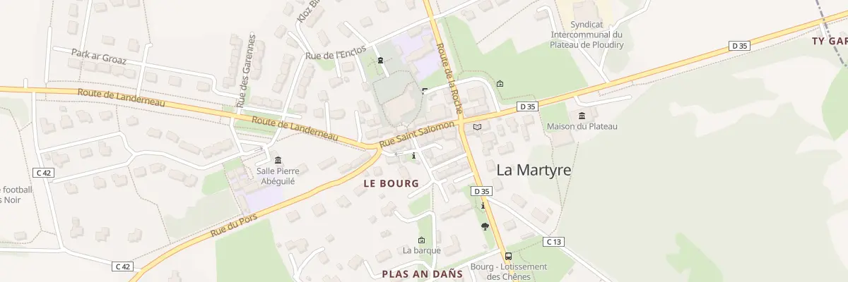 Plan du 4 Rue Saint Salomon à La Martyre