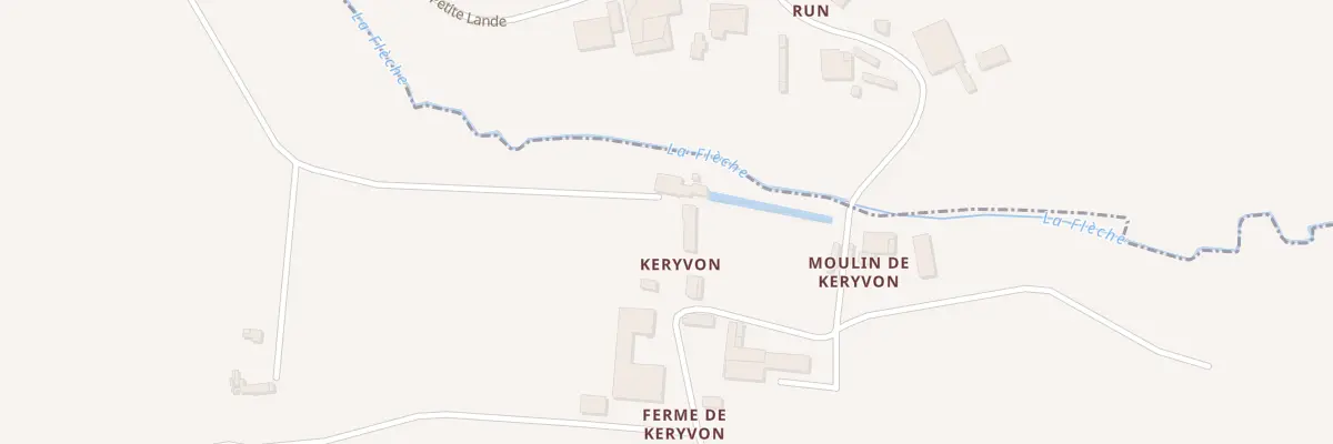 Plan du 91A Keryvon à Saint-Derrien