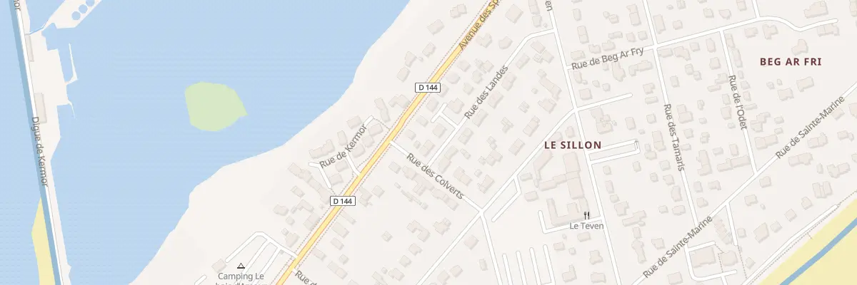 Plan du 24 Rue des Landes à Île-Tudy