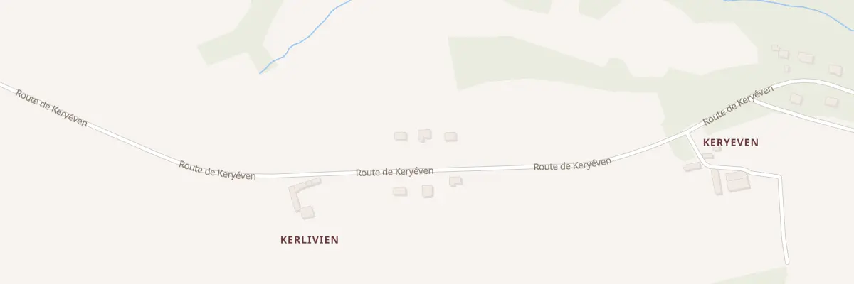 Plan du 17 Rte de Keryeven à Guengat