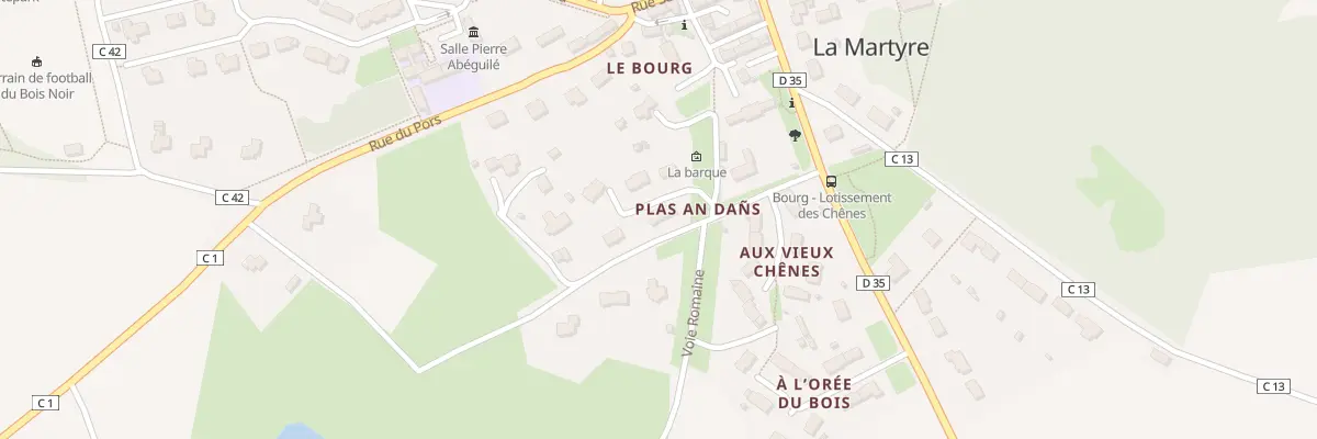 Plan du 12 Lot Plas An Dans à La Martyre
