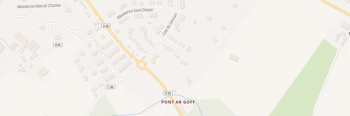Plan du 17 Cité du Garvan à Dinéault