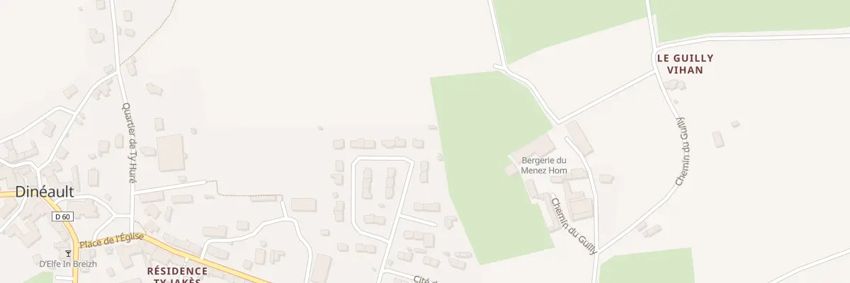 Plan du 9 Cité de l’Aulne à Dinéault