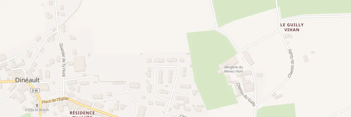 Plan du 10 Cité de l’Aulne à Dinéault