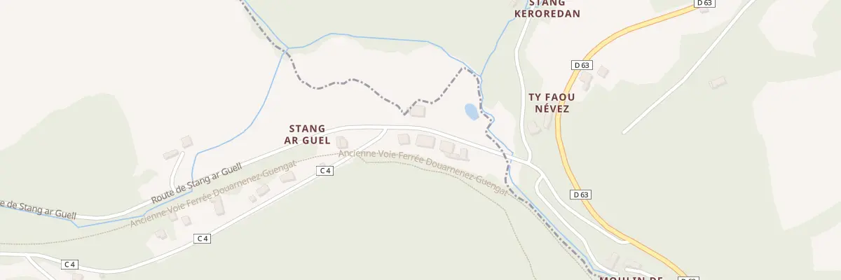 Plan du 5 Rte de Stang Ar Guel à Guengat