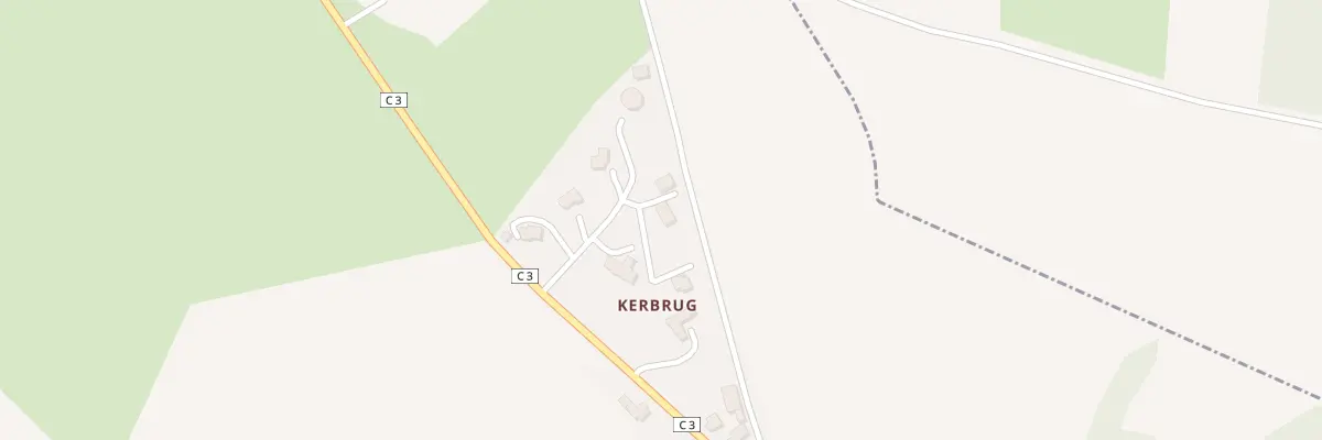 Plan du 14 Kerbrug à La Martyre