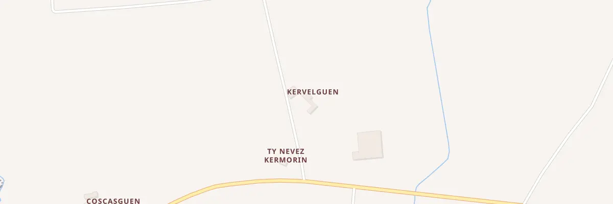 Plan du 208 Kervelguen à Cast