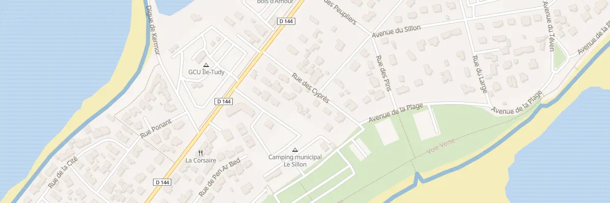 Plan du 6 Rue des Cyprès à Île-Tudy