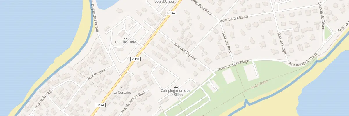 Plan du 2E Rue des Cyprès à Île-Tudy