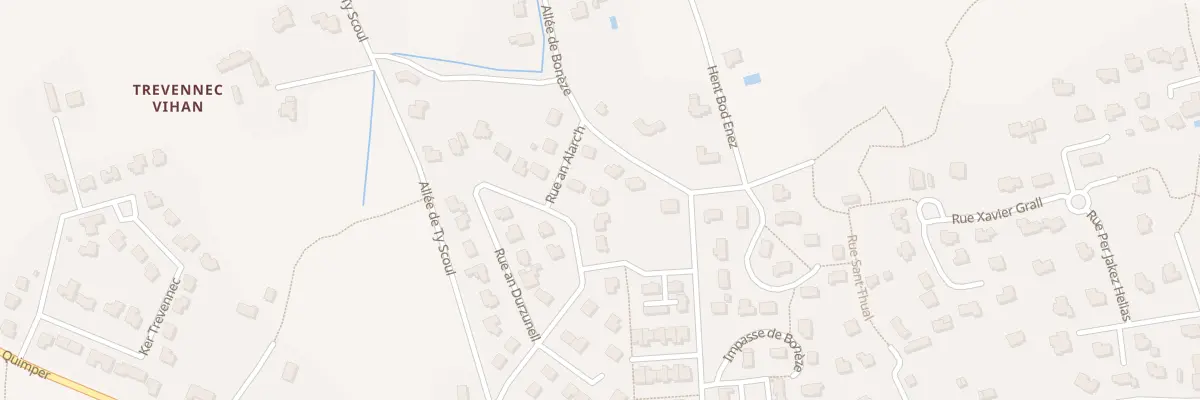 Plan du 27 Rue An Durzunell à Combrit