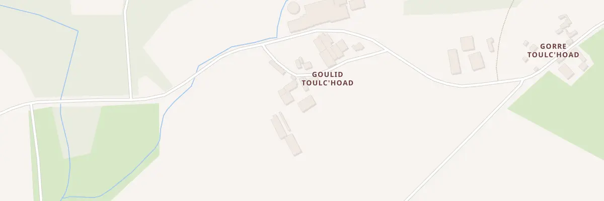 Plan du 4 Goulit Toulhoad à Plomodiern
