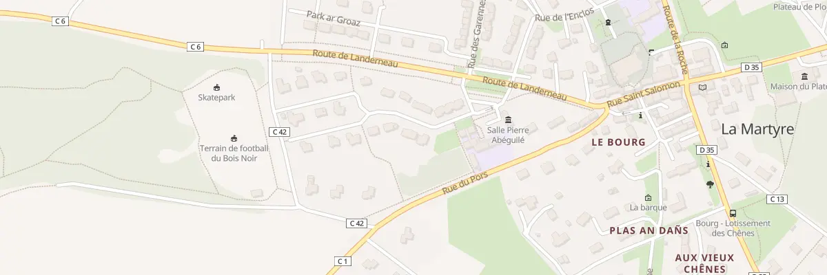 Plan du 5 Rue des Ormes à La Martyre