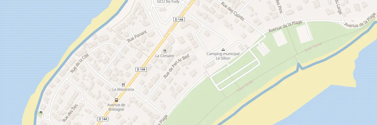 Plan du 3 Rue de Pen Ar Bed à Île-Tudy
