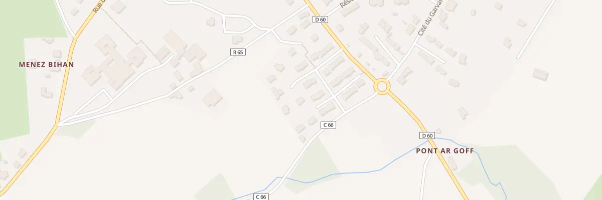 Plan du 24 Res Ar Rouziged à Dinéault