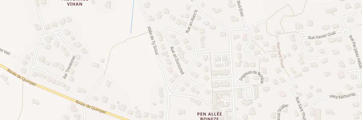 Plan du 4 Rue An Durzunell à Combrit