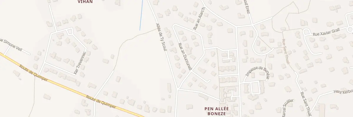 Plan du 3 Rue An Durzunell à Combrit