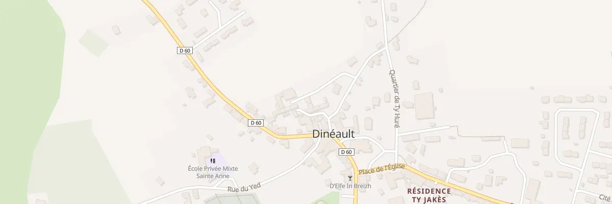 Plan du 16 Qua Poultoussec à Dinéault