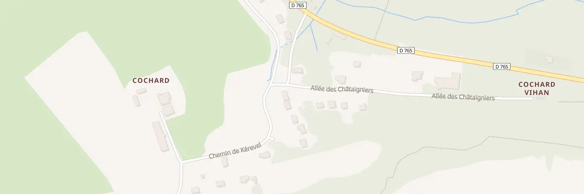 Plan du 1 All des Genêts à Plonéis
