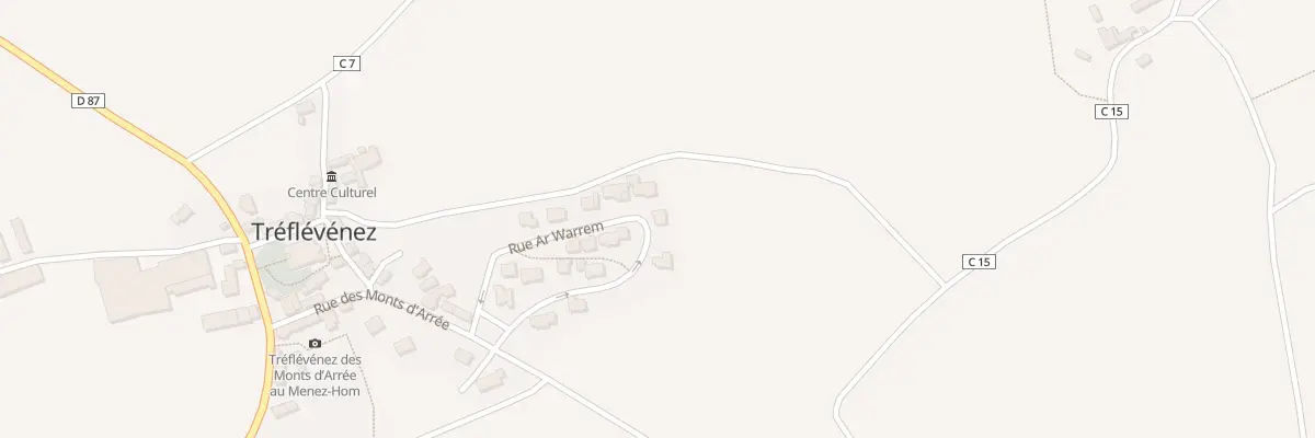 Plan du 8 Rue Ar Waremm à Tréflévénez