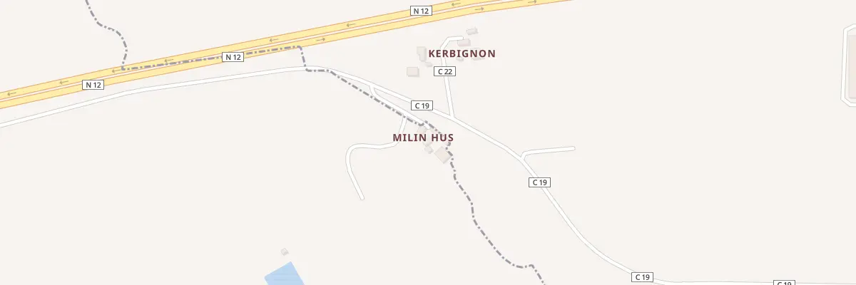 Plan du 25 Che de Milin Hus à Plounéventer