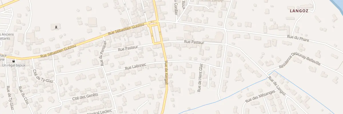 Plan du 5 Rue de Kergall à Loctudy