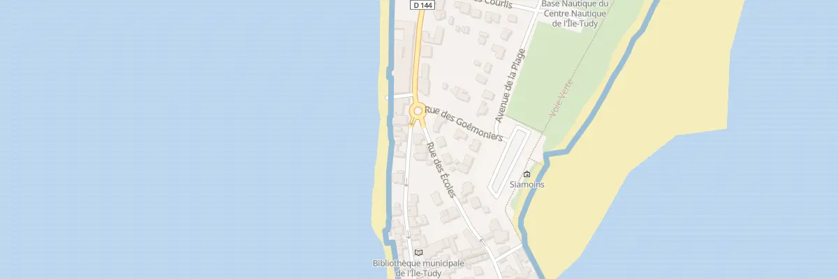 Plan du 3 Pl des Déportés à Île-Tudy