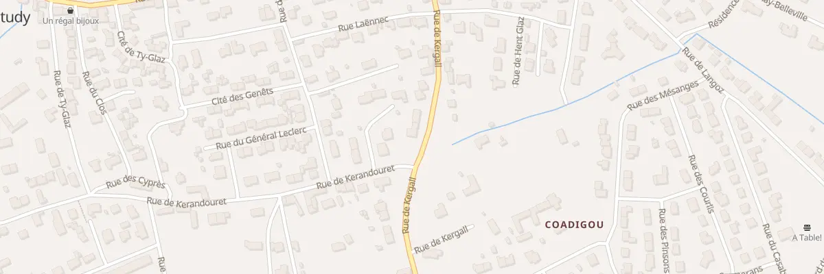 Plan du 5540 Rue de Kergall à Loctudy