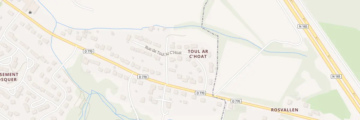 Plan du 27 Rue de Toul ar C’hoat au Faou