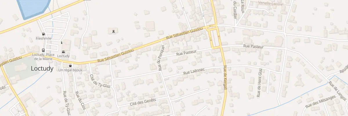Plan du 4 Rue Pasteur à Loctudy