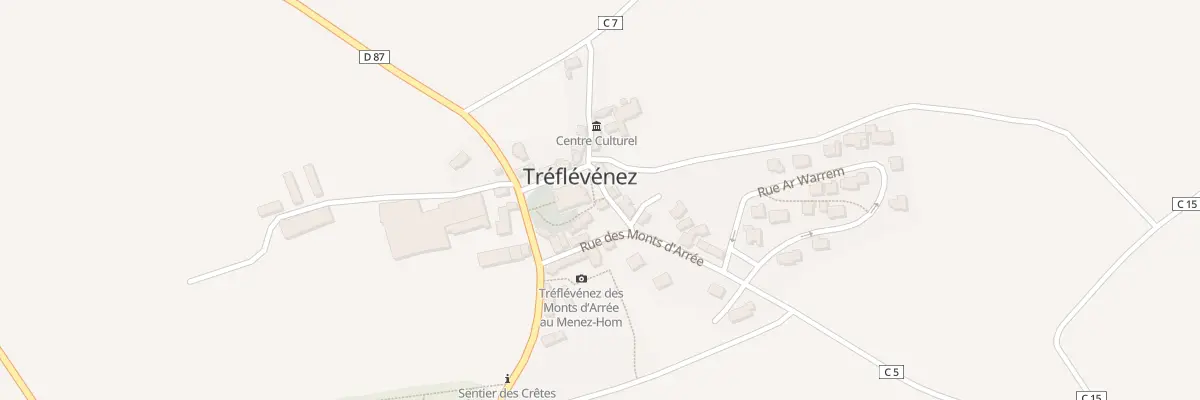 Plan du 1 Rue de la Colline à Tréflévénez