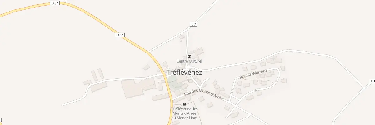 Plan du 2 Rue du Minihi à Tréflévénez