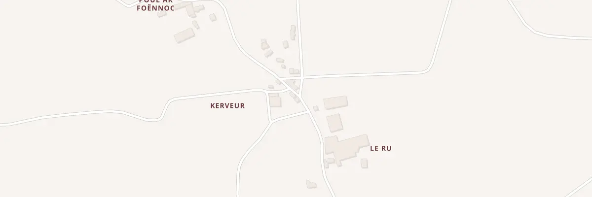 Plan du 5639 Guerveur à Plounévez-Lochrist