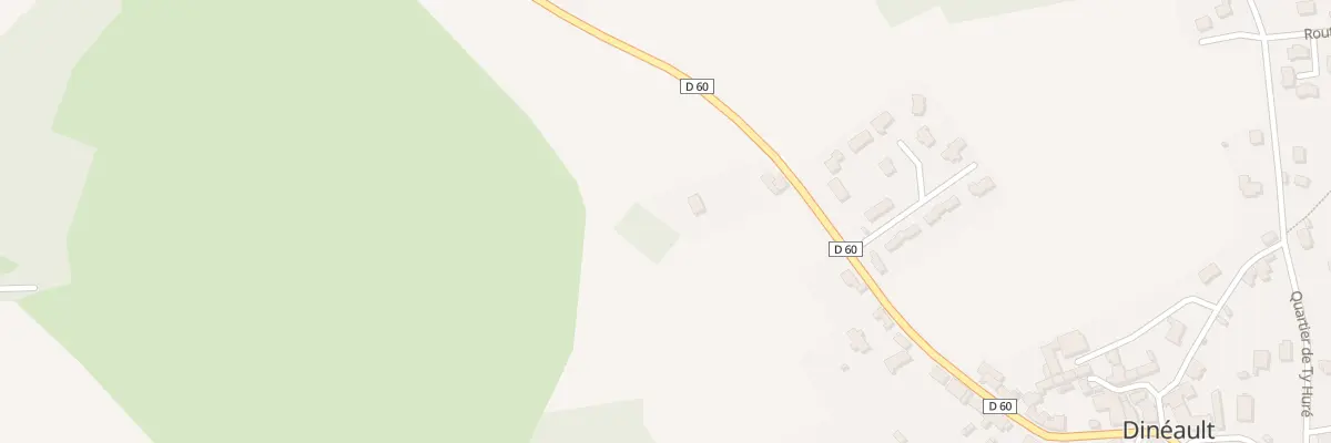 Plan du 25 Rue de la Déesse Brigitte à Dinéault