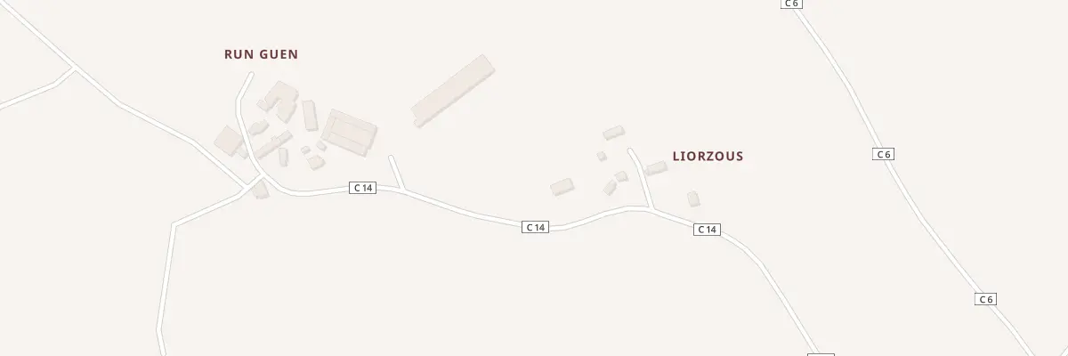 Plan du 5 Liorzou au Tréhou