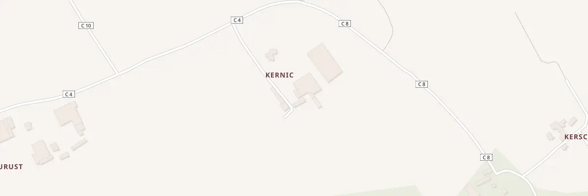 Plan du 138 Kernic à Tréflévénez