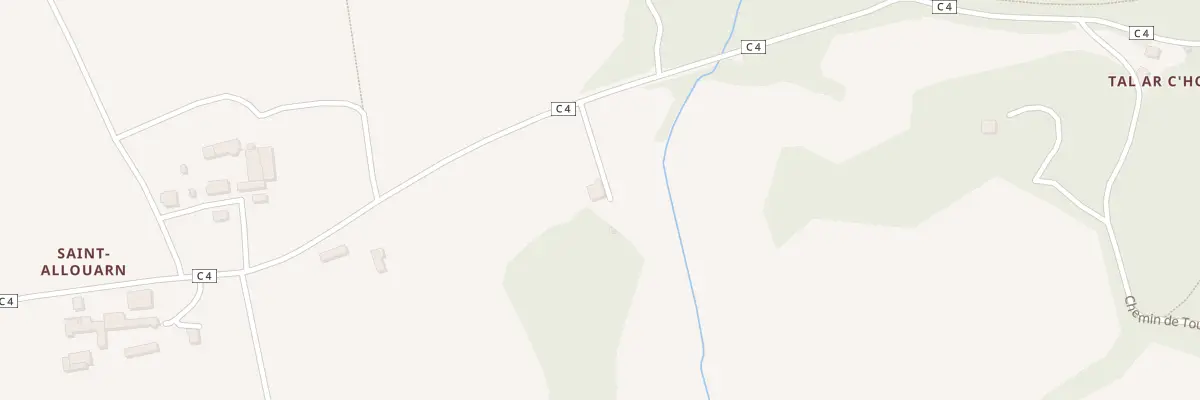 Plan du 17 Rte de Saint Alouarn à Guengat