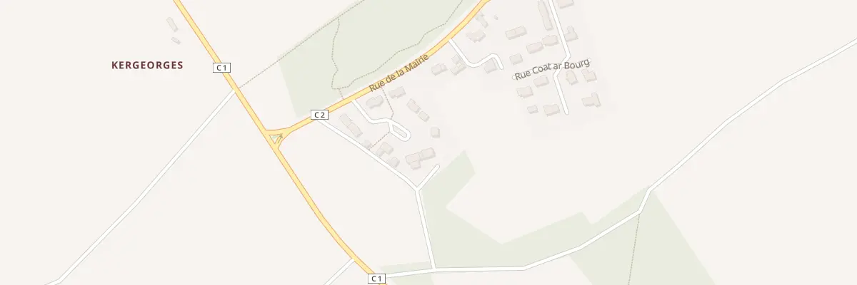 Plan du 5 Rue Coat Fao à Tréflévénez