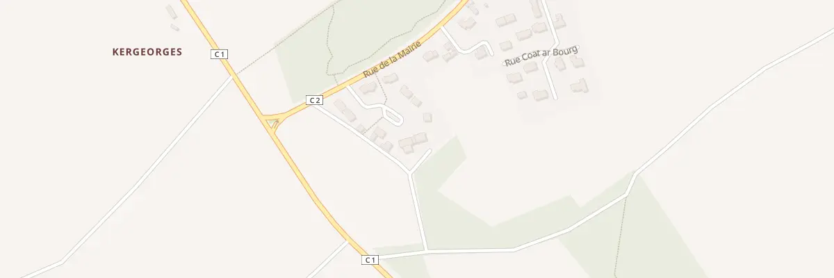 Plan du 6 Rue Coat Fao à Tréflévénez